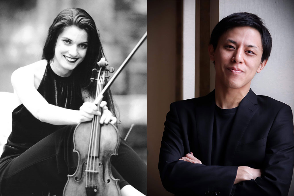 Christine MAria Höller und Yu Nitahara - Violinistin, Konzert im Haus der Kultur Anif