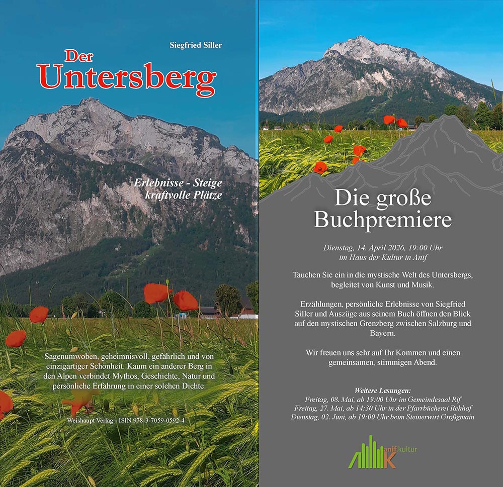Siegfried Siller Untersberg Buchpräsentation Anif Kultur